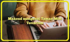 Maksud mengenai Taman Mini Terrarium